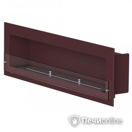 Биокамин ЭкоЛайф Window 800 Glass black burgundy в Магнитогорске